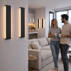 Aplique 10w 3000k LBD5530-10 BK 300*80*25 10w Aluminio 570 lm