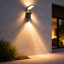 Aplique E-27 PAR 38 EXTERIOR LUZ INDIRECT. 2-E27 EVOLIGHT