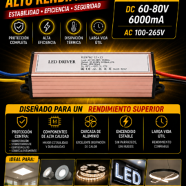 Driver 48w DC60-80V 6000mA AC-100-265V Roomlux (2x2 B29762)