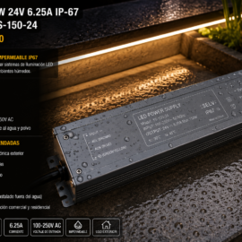 Driver 150W 24V 6.25A IP-67 100-250V YS-150-24