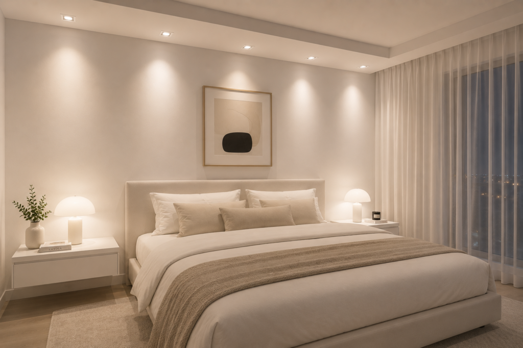 Empotrable Basculante 5w 3000k B27372 75 mm (90 x90) Blanca Plástica ROOMLUX