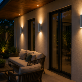 Aplique E-27 PAR 20 Gris BY-B5010B 260*90*148 IP-65