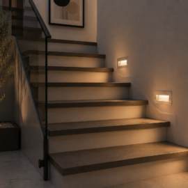 Empotrable Escalera 3w 2700K BY-Q3015 Gris 100-265V 165*98*75 IP-54 EVOLIGHT