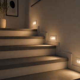 Empotrable Escalera 3w 2700K WPL2112 Blanco 90-265V LED 165*105*75 EVOLIGHT