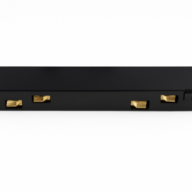 Conector rmag. recto T22A03 BK magnético para riel T2510 143*18*18mm negro