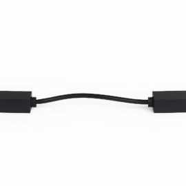 Conector T23U05 BK para riel magnetico T2510 de 23 mm x 280 mm NEGRO ULTRA
