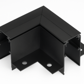 Union mag. horizontal T2203L para riel magnético interior 85*85*46 para riel T2210B negro