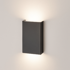 Aplique 10w LBD5640-10 IP-65 150*92*50mm negro 3000k (SEIS EFECTOS)