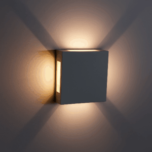 Aplique 4w LBD5050-4 BK 3000k 100 lm 120MM X 30 MM Ip-65 PC cubo