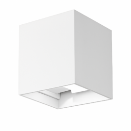 Aplique cubo 6W LBD3010B-6X WH 2X3W 3000K BLANCO 85-265V 2X3 IP-65 EVOLIGHT