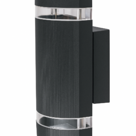 Aplique E-27 GS65R-2 BK UP-DOWN 235*101*95 NEGRO REDONDO EVOLIGHT IP-65