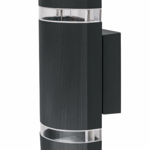 Aplique E-27 GS65R-2 BK UP-DOWN 235*101*95 NEGRO REDONDO EVOLIGHT IP-65