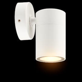 Aplique GU-10 TS10-1 blanco IP-65 down Redondo PC EVOLIGHT