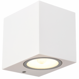 Aplique GU-10 TS-127S-1 WH Down blanco IP-65 72*95*80 PC