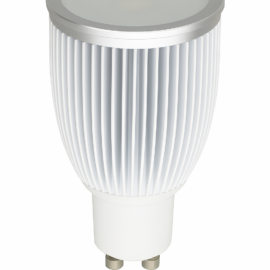 BOMBILLO 6W 3000K GU-10 DIMMIABLE 110V de aluminio ELECLUZ