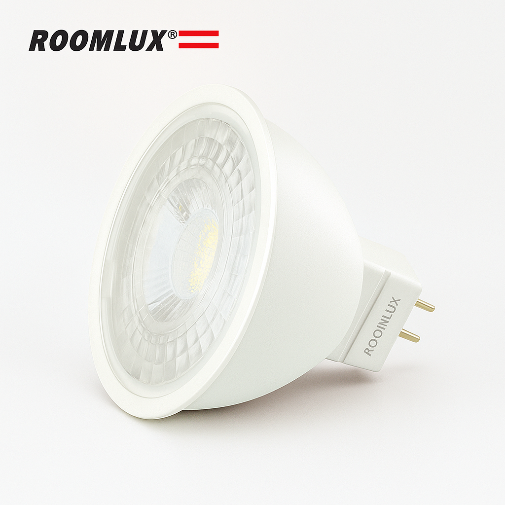Bombillo 3000k 5W MR-16 GU5.3 110-130V 425Lm 38° B3520- ROOMLUX