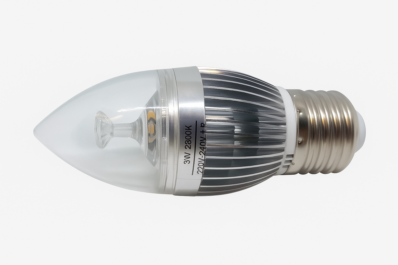 Bombillo 2900k 3w E-27 CANDELABRA 330LM LEV801