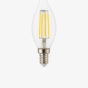 Bombillo 3000k 4w E-12 B70102 VINTAGE TIPO VELA CA-45T 400LM 110V-130V ROOMLUX