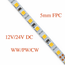 Cinta 10W 3000K 12V 5 mm SECOLA1 5 MT SMD 2835 120led/mts IP-20 3M