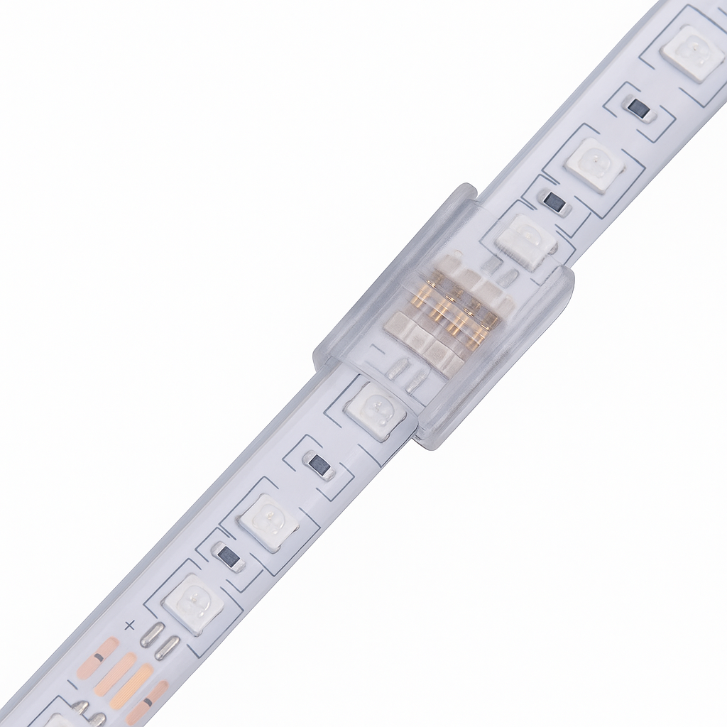 CONECTOR UNION 10mm RGB CINTA LED KDL-4PIN-10MM-A