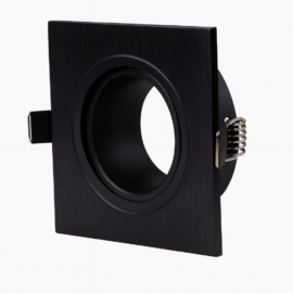 Emp. basc. # D27450 BK NEGRA RECES. 85 mm (93x93x29) POLY ROOMLUX