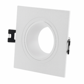 Emp. basc. # D27450 WH BLANCA RECES. # 85 mm (93x93x29) POLY ROOMLUX