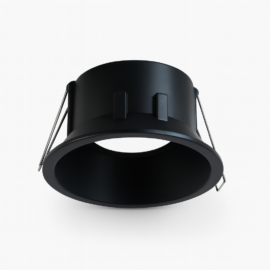 Emp. basc. Gu-10 TS11 BK ALM RECES. negra 80 MM (94*42) aluminio