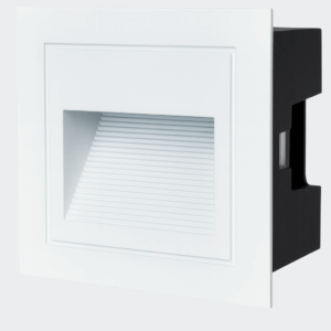 Empot. escalera 2w 3000k IL8168 blanca 85-265v 180LM 85*85*45 IP-65 EVOLIGHT ( PASILLOS )