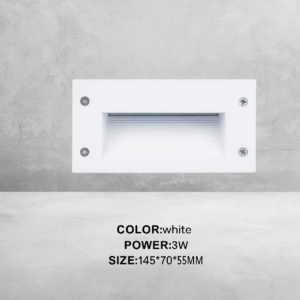Empot. escalera 3w WPL2112 BLANCO 2700K 90-265V LED 165*105*75 EVOLIGHT