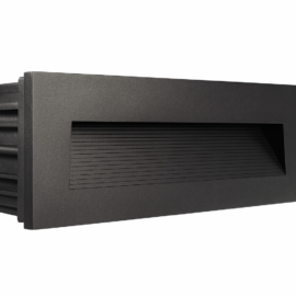 Empotrable de escalera 6W 3000K LBD7040-6 BK 40LM 210*65*60 IP-65 negro