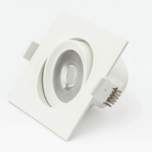 Emp. basc. 5w B27372 75 mm (90 x90) 3000K blanca plastica ROOMLUX