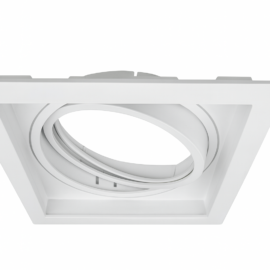 Emp. basc. GU-10 TS135 AR-111 WH (BLANCA) 160X160MM (170*170) PC