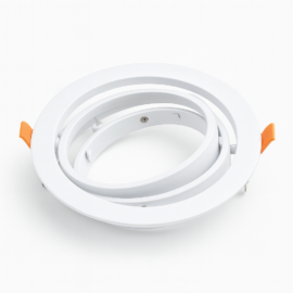 Emp. basc. GU-10 TS35 AR-111 WH (BLANCA) 170MM (150) PC