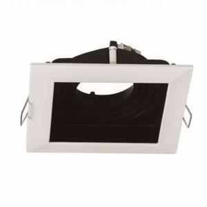 Emp. basc. GU-10 TS71S RECES. WH BLANCA # 92 mm (100x100x45) ALUMINIO EVOLIGHT