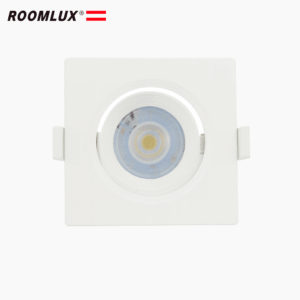 Emp. BASC. # LED B27372 3" 5w 6000K WH BLANCA PLASTICA ROOMLUX