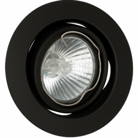 Emp. BASC. MR-16 147/04 BK NEGRO MATE 75 mm G5.3 DE ALUMINO TROLL