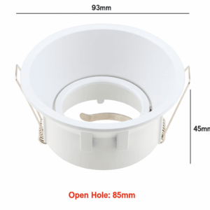 EMP. BASC. REDOND. 911R BLANCA ALUMINIO