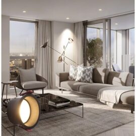 Empotrable 12W CCT LZ-HG720 negro Recesada Frost 105x90mm 100-245v