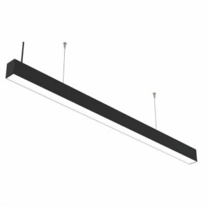 Lamp.suspendida 24w 6000k LZ-BGD1200 negro lineal 120° 85-265V 1200X95x40