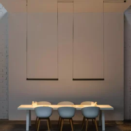 Lampara de correa 12w 3000k LRX0411-12 24° 48v 270 mm recesada magnético