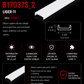 Difusor B17037S_2 LIGER-11 KLUS
