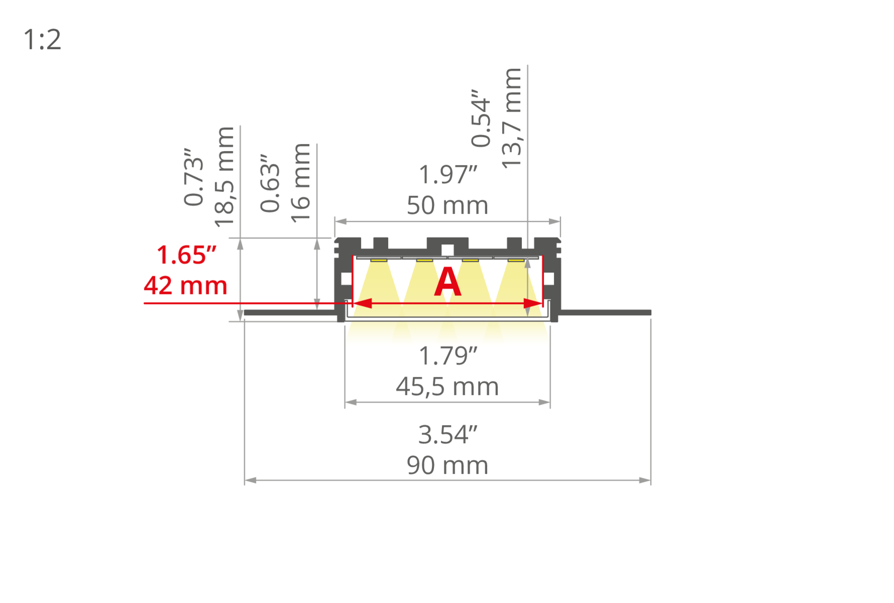 Perfil A00958N_2 KOZUS-50 KLUS - Imagen 2