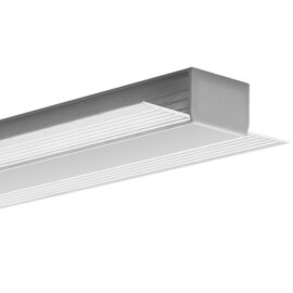 Perfil A07823_2 gris KOZUS aluminio KLUS