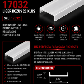 Difusor 17032 LIGER KOZUS 22 KLUS