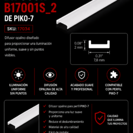 Difusor B17001S_2 de PIKO-7 KLUS