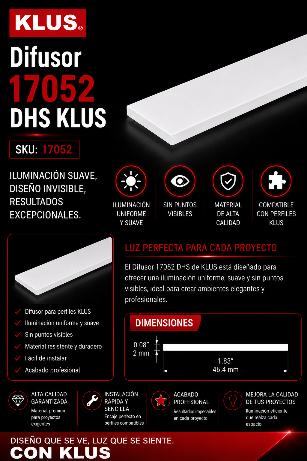 Difusor 17052 DHS KLUS