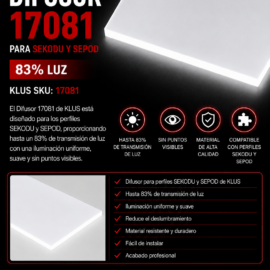 Difusor 17081 de SEKODU Y SEPOD 83% LUZ KLUS