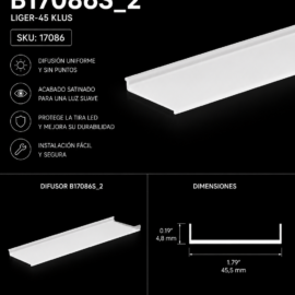 Difusor B17086S_2 LIGER-45 KLUS