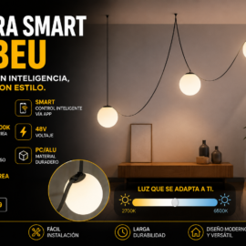 Esfera 12W SMART LRX0180Z-12 para Correa SOBEU 200*210 PC/ALU  48V 720lm 2700/6500k