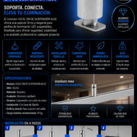 Conector 42242 ZM DE Suspensión KLUS